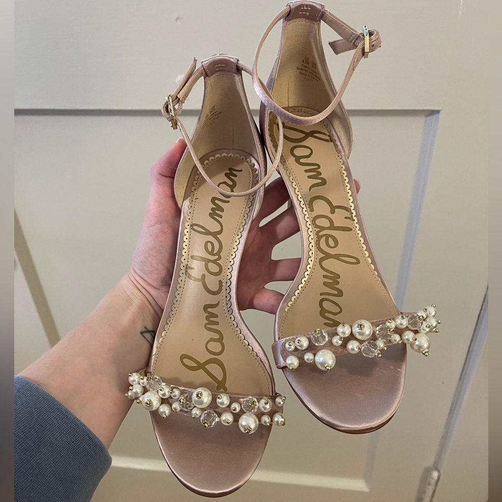 Sam Edelman Heels with Pearls